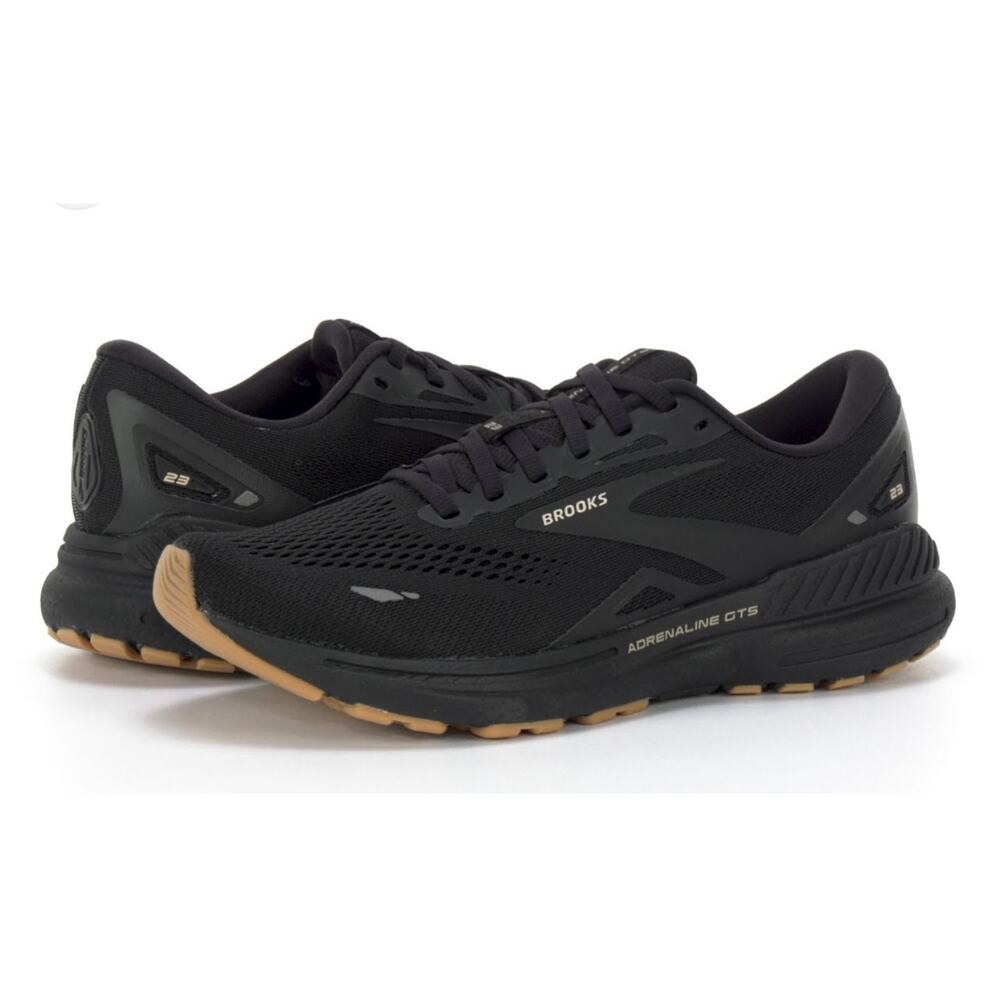 Brooks Black and Tan Athletic Shoes